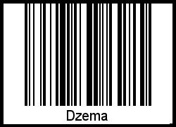 Interpretation von Dzema als Barcode