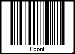 Barcode-Grafik von Ebont