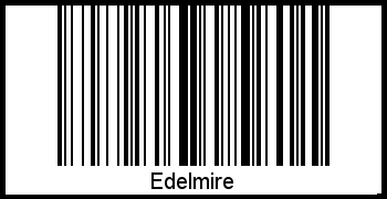 Edelmire als Barcode und QR-Code