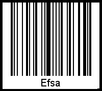 Barcode-Grafik von Efsa