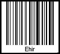 Barcode-Grafik von Ehir