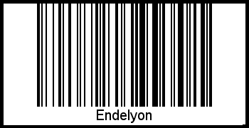 Der Voname Endelyon als Barcode und QR-Code