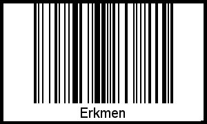 Erkmen als Barcode und QR-Code