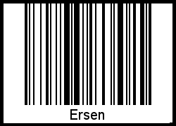 Barcode-Foto von Ersen