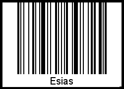 Esias als Barcode und QR-Code