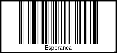 Barcode-Foto von Esperanca