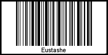 Eustashe als Barcode und QR-Code