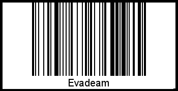 Interpretation von Evadeam als Barcode