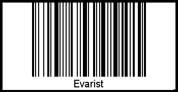 Barcode-Grafik von Evarist