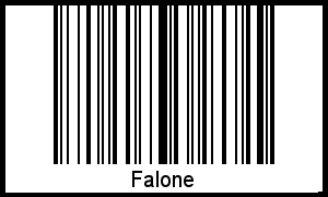 Barcode-Foto von Falone