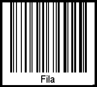 Barcode-Foto von Fila