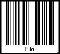 Barcode-Grafik von Filo