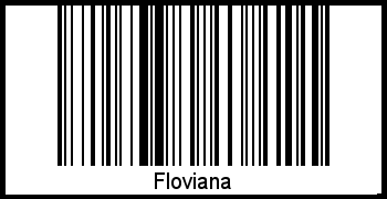 Interpretation von Floviana als Barcode