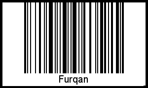 Interpretation von Furqan als Barcode