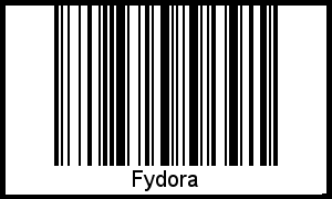 Fydora als Barcode und QR-Code