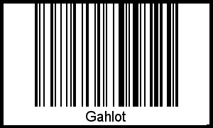 Barcode-Foto von Gahlot