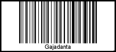 Barcode-Grafik von Gajadanta