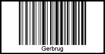 Interpretation von Gerbrug als Barcode