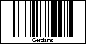 Barcode-Grafik von Gerolamo