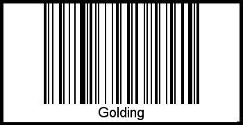 Interpretation von Golding als Barcode