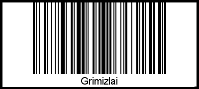 Interpretation von Grimizlai als Barcode