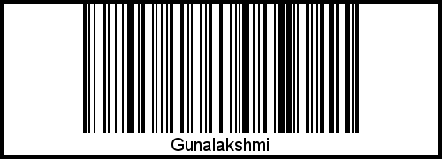 Barcode-Grafik von Gunalakshmi