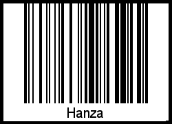 Barcode-Foto von Hanza