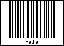 Interpretation von Hatha als Barcode