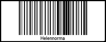 Helennorma als Barcode und QR-Code