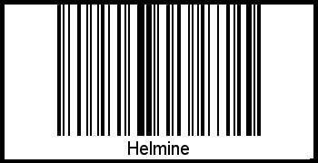 Interpretation von Helmine als Barcode