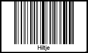 Barcode-Foto von Hiltje