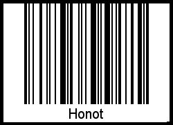 Barcode-Foto von Honot