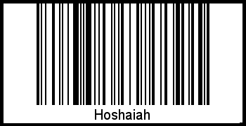 Barcode-Foto von Hoshaiah