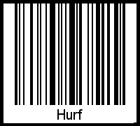 Barcode-Foto von Hurf