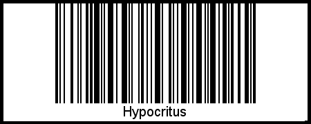 Barcode-Grafik von Hypocritus