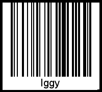 Barcode-Grafik von Iggy