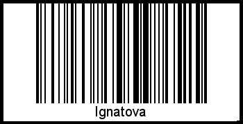 Barcode-Grafik von Ignatova