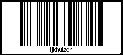 Ijkhuizen als Barcode und QR-Code