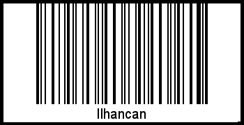 Der Voname Ilhancan als Barcode und QR-Code