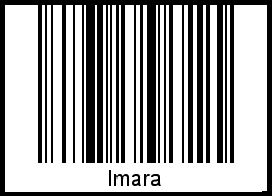 Der Voname Imara als Barcode und QR-Code