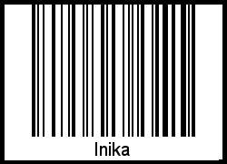 Barcode-Foto von Inika