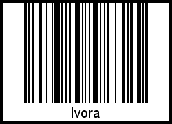 Ivora als Barcode und QR-Code
