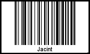 Interpretation von Jacint als Barcode