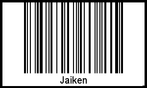 Interpretation von Jaiken als Barcode