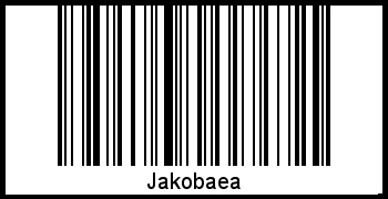 Interpretation von Jakobaea als Barcode