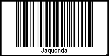 Der Voname Jaquonda als Barcode und QR-Code