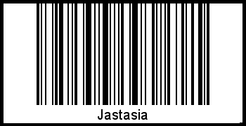 Interpretation von Jastasia als Barcode