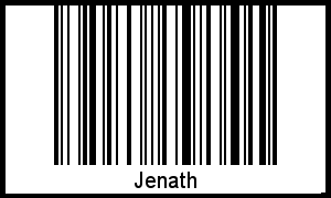 Interpretation von Jenath als Barcode