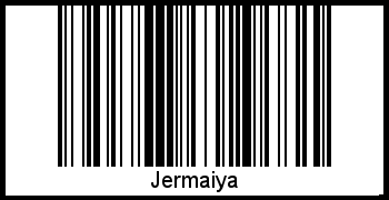 Barcode des Vornamen Jermaiya