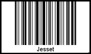 Jesset als Barcode und QR-Code